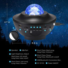 Lade das Bild in den Galerie-Viewer, 2X Nebula Light™ Star Light Projector With Music nebula-light.com
