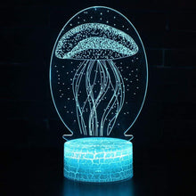 Lade das Bild in den Galerie-Viewer, 3D Jellyfish Night Light Lamp nebula-light.com
