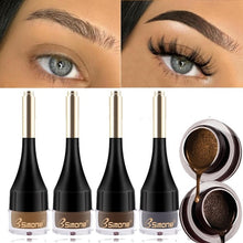 Lade das Bild in den Galerie-Viewer, 4 Color Eyebrow Cream Enhancers Long-lasting Waterproof Air-cushion Dye Eye Brows Gel Brown Tinted Liquid Eyebrows Tint Makeup DSers
