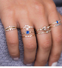 Lade das Bild in den Galerie-Viewer, 30 Styles of Trendy Boho Midi Knuckle Ring Set For Women Crystal Geometric Finger Rings Fashion Bohemian Jewelry DSers
