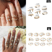 Lade das Bild in den Galerie-Viewer, 30 Styles of Trendy Boho Midi Knuckle Ring Set For Women Crystal Geometric Finger Rings Fashion Bohemian Jewelry DSers
