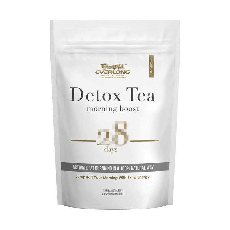 28 Days Detox Tea Evening & Morning Burning Fat Colon Cleanse Flat Belly Natural Balance Accelerated Slim Weight Loss Products