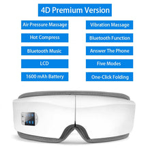 Lade das Bild in den Galerie-Viewer, 3D/4D Smart Eye Heating Massager Airbag Vibration with Bluetooth OMG Shop Zone
