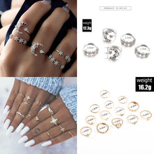 Lade das Bild in den Galerie-Viewer, 30 Styles of Trendy Boho Midi Knuckle Ring Set For Women Crystal Geometric Finger Rings Fashion Bohemian Jewelry DSers
