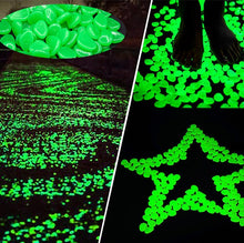 Lade das Bild in den Galerie-Viewer, 25/50pcs Glow in the Dark Garden Pebbles Glow Stones Rocks for Walkways Garden Path Patio Lawn Garden Yard Decor Luminous Stones DSers
