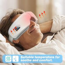 Lade das Bild in den Galerie-Viewer, 3D/4D Smart Eye Heating Massager Airbag Vibration with Bluetooth OMG Shop Zone
