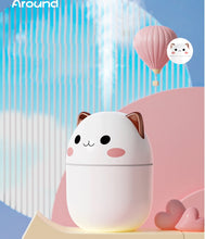 Lade das Bild in den Galerie-Viewer, 200ml Air Humidifier Cute Kawaiil Aroma Diffuser With Night Light Cool Mist For Bedroom Home Car Plants Purifier Humificador DSers
