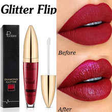 Lade das Bild in den Galerie-Viewer, 18 Colors Diamond Shimmer Glitter Lipg Loss Matte To Glitter Liquid Lipstick Waterproof Diamond Pearl Colour Lip Gloss Make Up DSers
