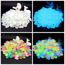 Lade das Bild in den Galerie-Viewer, 25/50pcs Glow in the Dark Garden Pebbles Glow Stones Rocks for Walkways Garden Path Patio Lawn Garden Yard Decor Luminous Stones DSers
