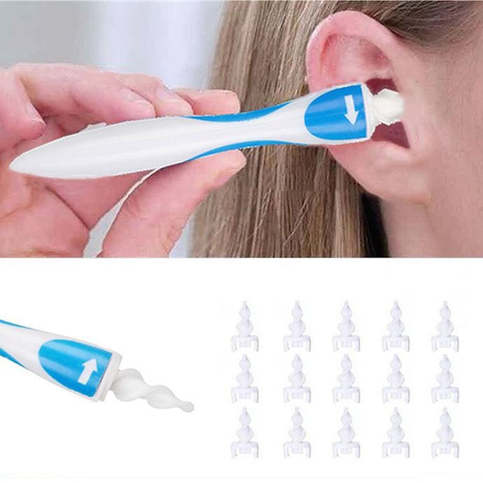 2022 Hot Ear Cleaner Silicon Ear Spoon Tool Set 16 Pcs Care Soft Spiral For Ears Cares Health Tools Cleaner Ear Wax Removal Tool OMG Shop Zone