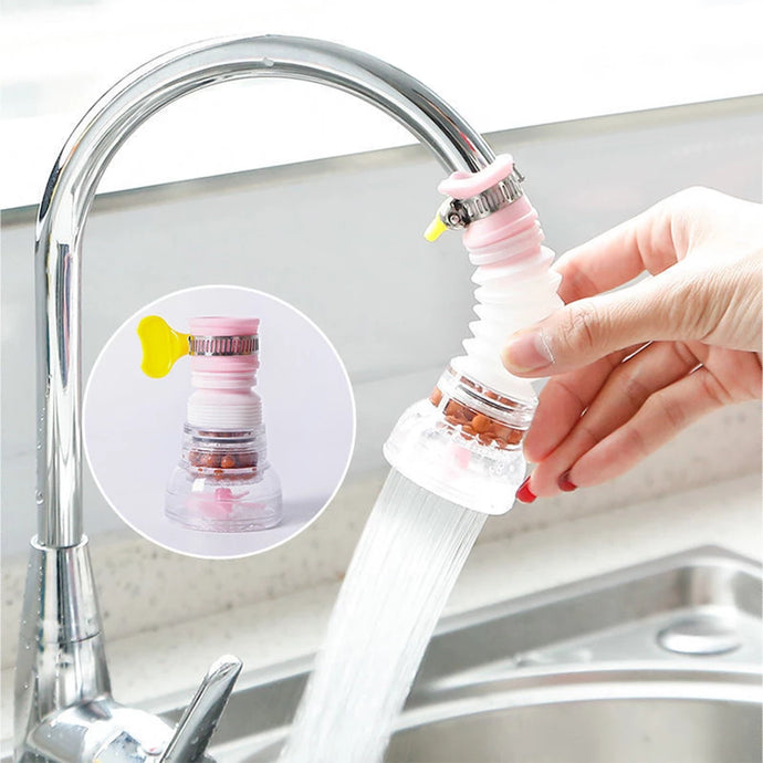 360 Degree Retractable Rotating Nozzle Splash Proof Distiller Filters For Shower Tap Water Purifier NonToxic Household Kitchen cjdropshipping