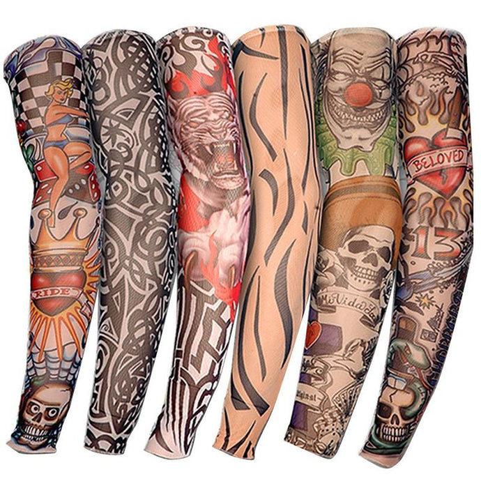 6PC TATTOO ARM SLEEVES KIT x