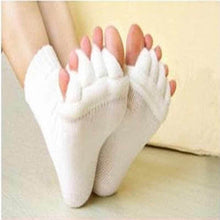 Lade das Bild in den Galerie-Viewer, 1Pair Foot Massager Socks Finger Separator Massage Sleeping Health Foot x
