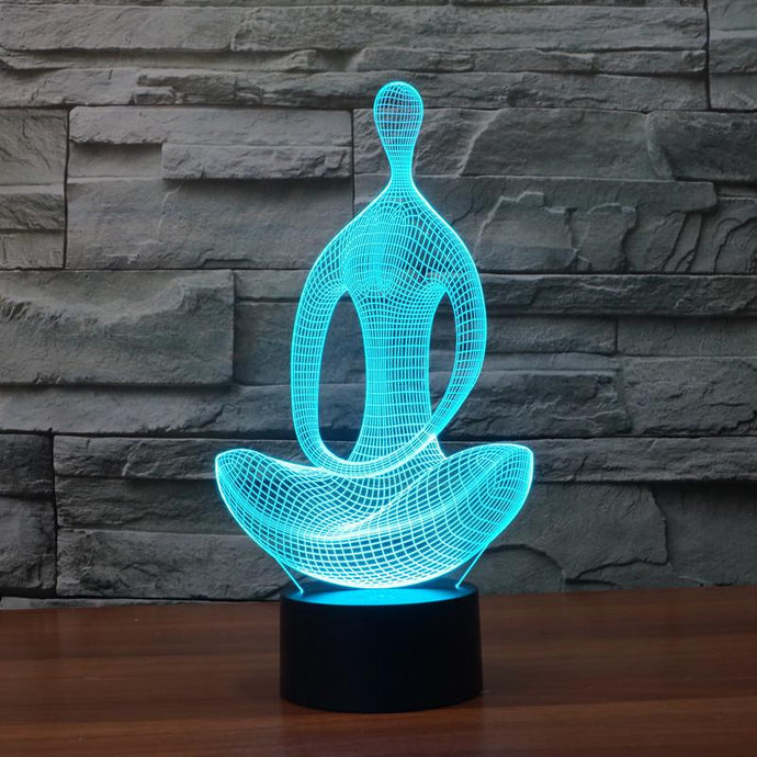 3D LED Meditation Lamo x