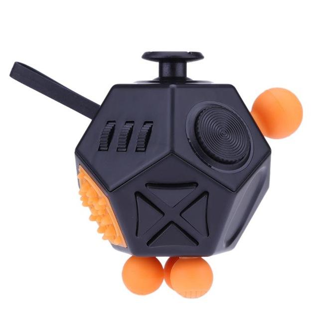 12 Sided Anti-Stress Fidget Cube x